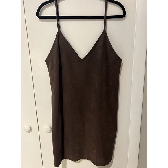 Wilfred Dresses & Skirts - Wilfred Free Vivienne Dress Faux-Suede Tank Dress Size‎ Large Women's